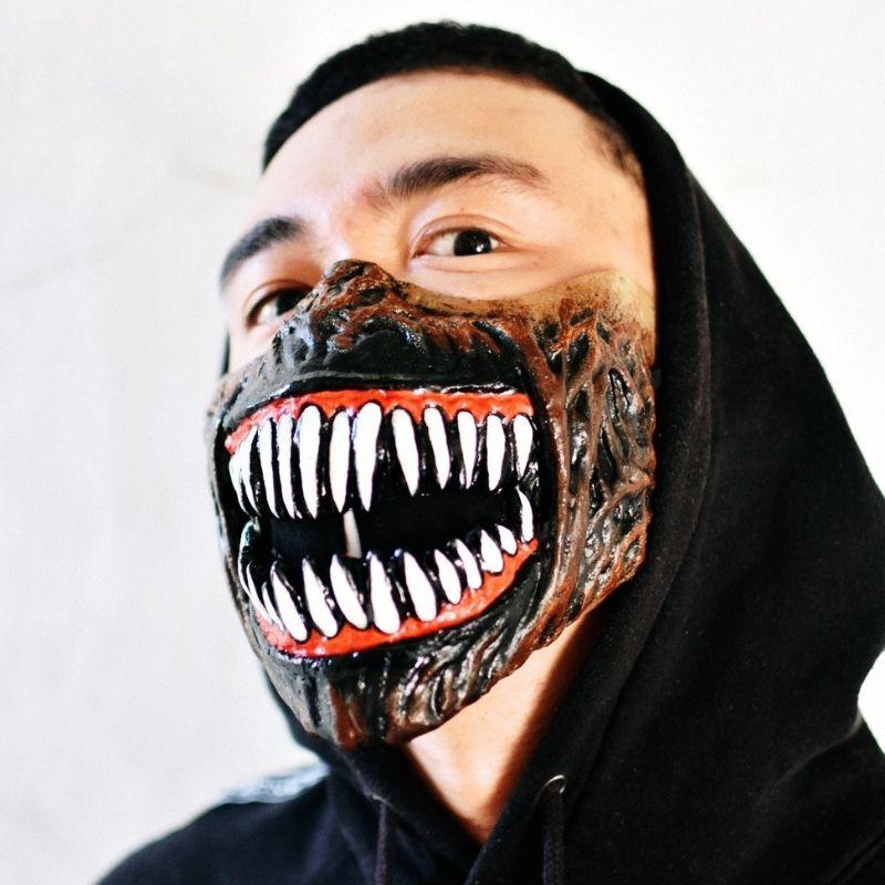 Venom Halloween Face Mask Cover