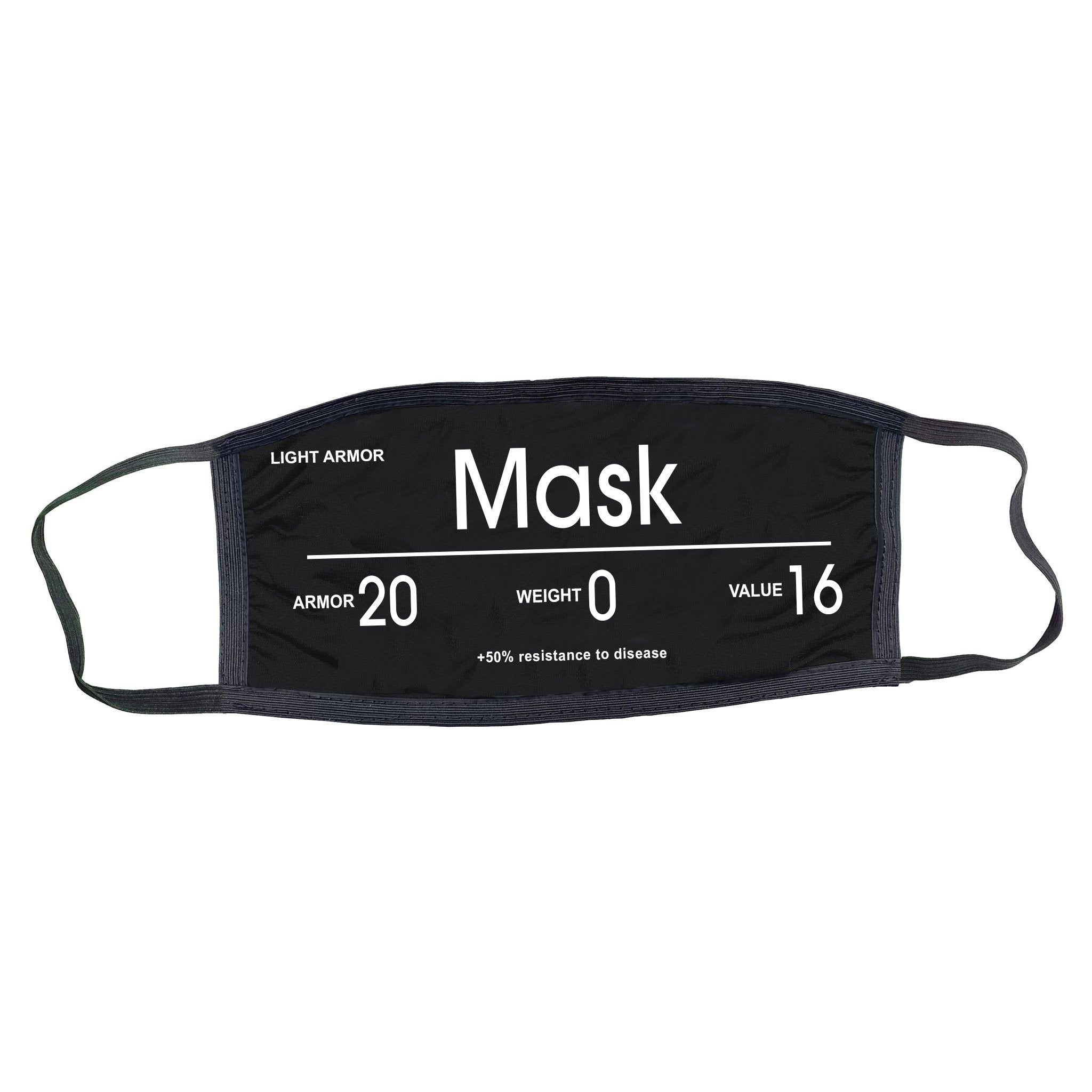 Light Armor +50% Resistance Face Mask